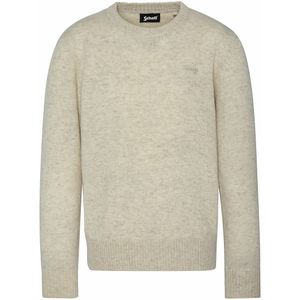 Trui met ronde hals Lance1 SCHOTT. Wol materiaal. Maten L. Beige kleur