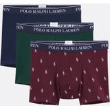 POLO RALPH LAUREN - Boxershorts - Blauw - Set van 3 - Katoen
