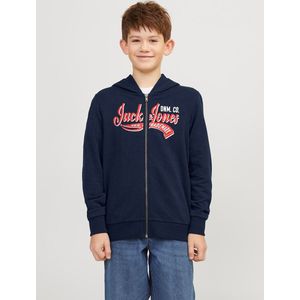 Zip-up hoodie in molton JACK & JONES JUNIOR. Molton materiaal. Maten 14 jaar - 162 cm. Blauw kleur