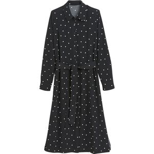 LA REDOUTE COLLECTIONS - Hemdjurk - Zwart - Viscose - Stippenprint
