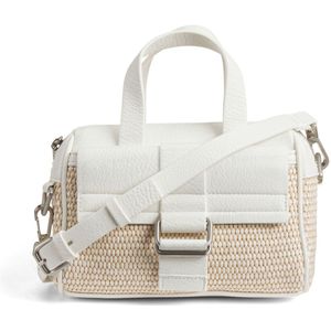 Handtas Alison ESPRIT. Papieren rietje materiaal. Maten één maat. Beige kleur