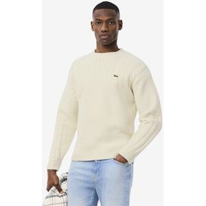 Lacoste, Heren, Truien, Beige, Maat: S Wol,