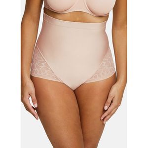 Hoge shapewear slip Perfect Curves SANS COMPLEXE. Polyamide materiaal. Maten 42/44 (FR) - 40/42 (EU). Oranje kleur