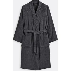 Haxel - Badjas - Koolstof - 100% Katoen - Kimono Model