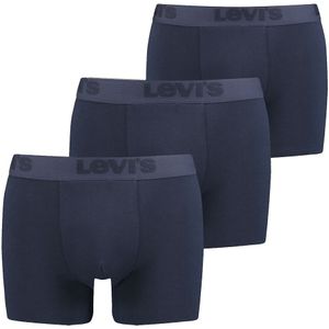 Set van 3 boxershorts Premium LEVI'S. Katoen materiaal. Maten M. Blauw kleur
