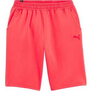PUMA - Korte Broek - Rood - Geborduurd Logo - Katoen