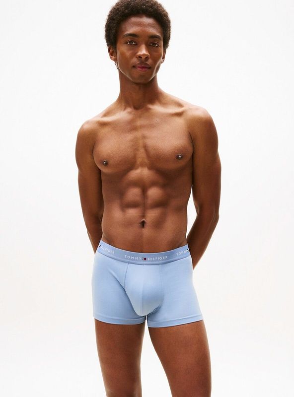 Tommy Hilfiger - Boxershorts - Blauw/Navy/Lichtblauw - 3 Pack