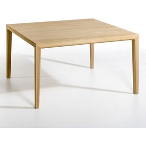 Vierkante tafel, Nizou, design E. Gallina AM.PM. Hout materiaal. Maten 8 personen. Kastanje kleur