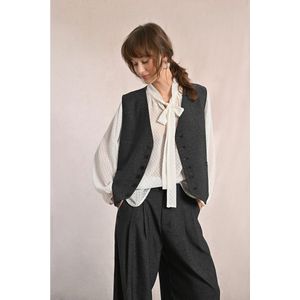 MOLLY BRACKEN - Mouwloos Vest - Grijs - Polyester