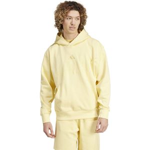 ADIDAS - Hoodie - Geel - Katoen - Met Kap, Lange Mouwen