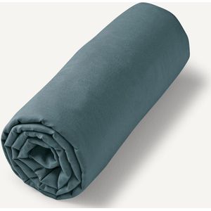 Gypse - Hoeslaken - Gewassen Voilekatoen - Kleur Gypse