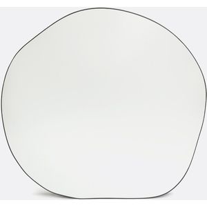 Ornica - Spiegel - Organische Vorm - Zwart - Metaal