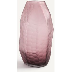 Vaas in mat glas, Zenka AM.PM. Glas materiaal. Maten één maat. Roze kleur