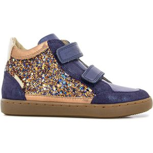 Sneakers Play Easy Co SHOO POM. Leer materiaal. Maten 25. Blauw kleur