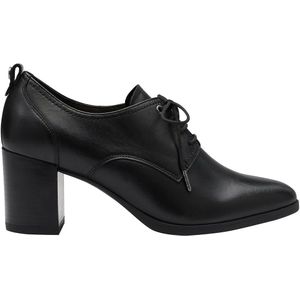 Brogues met hak, leer TAMARIS. Leer materiaal. Maten 38. Zwart kleur