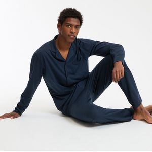 LA REDOUTE COLLECTIONS - Pyjama - Blauw - Katoen - Effen