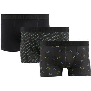 Set van 3 boxershorts Easy Style ATHENA. Katoen materiaal. Maten XL. Zwart kleur
