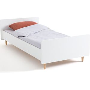 Kinderbed met beddenbodem Zag LA REDOUTE INTERIEURS. Medium (mdf) materiaal. Maten 90 x 190 cm. Wit kleur