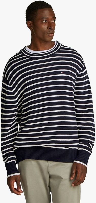 Tommy Hilfiger - Breton Stripe Jumper - Veelkleurig - Trui - Katoen