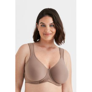 T-shirt beha dames met beugel Ongewatteerde brede rug Seamless Miss Mary of Sweden Stay Fresh 95B Taupe