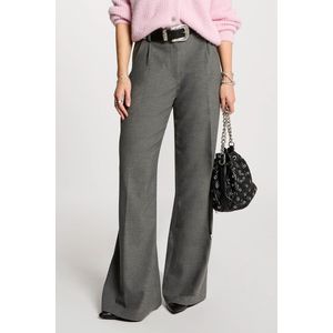 MORGAN - Loose Broek - Parelgrijs - Katoen
