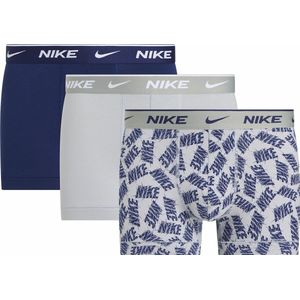 NIKE - Boxershorts - Grijs - Set van 3 - Stretch Katoen