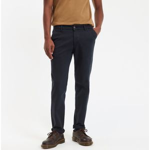 LA REDOUTE COLLECTIONS - Chino Slim Broek - Marineblauw - Katoen