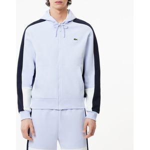 LACOSTE - Zip-up Hoodie - Blauw - Katoen - Met Kap