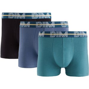 Set van 3 boxershorts Powerful DIM. Katoen materiaal. Maten M. Zwart kleur