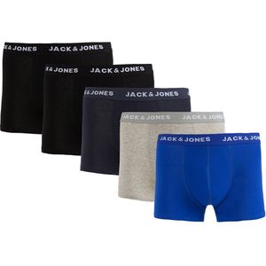 Set van 5 boxershorts JACK & JONES. Katoen materiaal. Maten XXL. Multicolor kleur