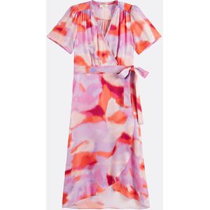 SUNCOO - CLELIE - Wikkeljurk - Fuchsia - Viscose