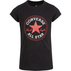 T-shirt met korte mouwen CONVERSE. Katoen materiaal. Maten 10/12 jaar - 138/150 cm. Zwart kleur