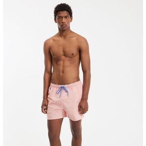 LA REDOUTE COLLECTIONS - Zwemshort - Gestreept - Oranje - 100% Polyester