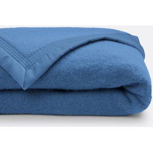 LA REDOUTE INTERIEURS - Deken - Blauw - 100% Woolmark Wol - 350 gr/m²