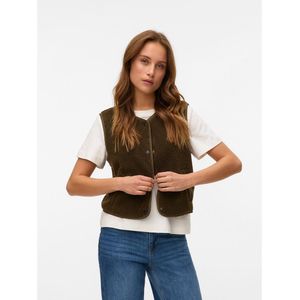 VERO MODA - Mouwloos Vest - Kaki - Polyester