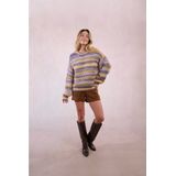 MOLLY BRACKEN - Trui - Multicolor - Tie and Dye - Lange Mouwen - Ronde Hals
