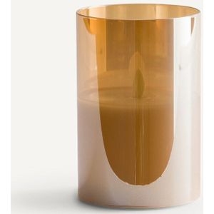 Luma AM.PM. - LED Kaars - Kastanje Kleur - Materiaal Glas
