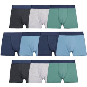 Set van 10 boxershorts LA REDOUTE COLLECTIONS. Katoen materiaal. Maten 16/17 jaar - 174/177 cm. Multicolor kleur