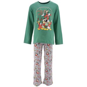 Pyjama Kerstmis Mickey MICKEY MOUSE. Katoen materiaal. Maten 5 jaar - 108 cm. Groen kleur