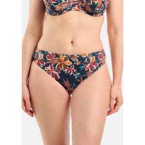 SANS COMPLEXE - Stay Cation - Bikinislip - Blauw - Bloemenprint