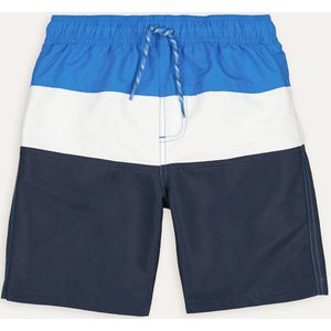 Gestreepte zwemshort LA REDOUTE COLLECTIONS.  materiaal. Maten 14 jaar - 162 cm. Blauw kleur