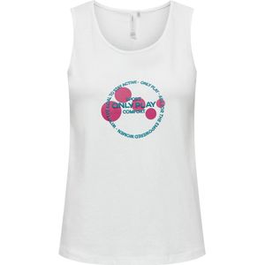 Tanktop Foam Life ONLY PLAY. Katoen materiaal. Maten S. Wit kleur