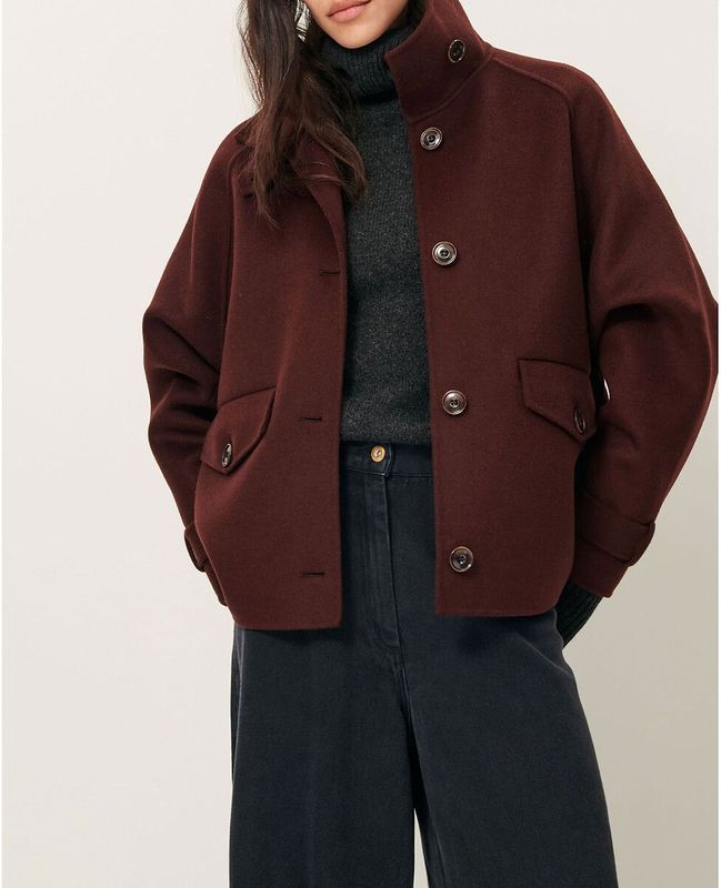 sessun Tussenmantel 'VALLEY NEVADO'  chocoladebruin