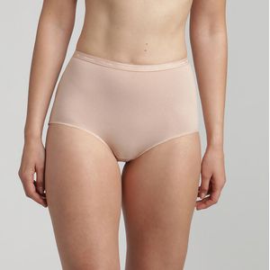 Set van 2 maxi slips in biologisch katoen PLAYTEX. Katoen materiaal. Maten 50 FR - 48 EU. Beige kleur