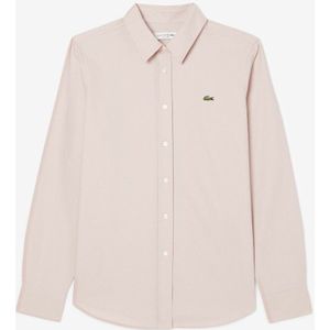 Hemd met lange mouwen LACOSTE. Katoen materiaal. Maten 38 FR - 36 EU. Roze kleur