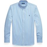 Polo Ralph Lauren - Aansluitend Hemd - Blauw/Wit - Katoen