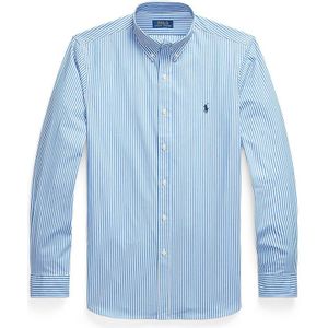 Polo Ralph Lauren - Aansluitend Hemd - Blauw/Wit - Katoen