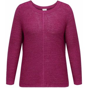 ONLY CARMAKOMA - Trui - Framboos - Acryl - Lange Mouwen