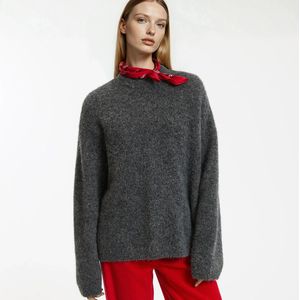 La Redoute Collections - Signature LYNE - Trui - Mêlee Donkergrijs - Alpacamix