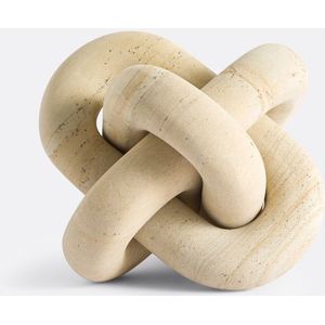 Decoratief stenen voorwerp, Marcia LA REDOUTE INTERIEURS. Marmer materiaal. Maten één maat. Beige kleur